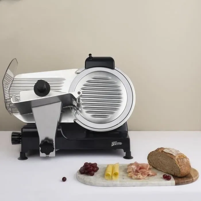 Hkoenig Cortadora de Fiambres MSX250 con Cuchilla de 25 cm 5