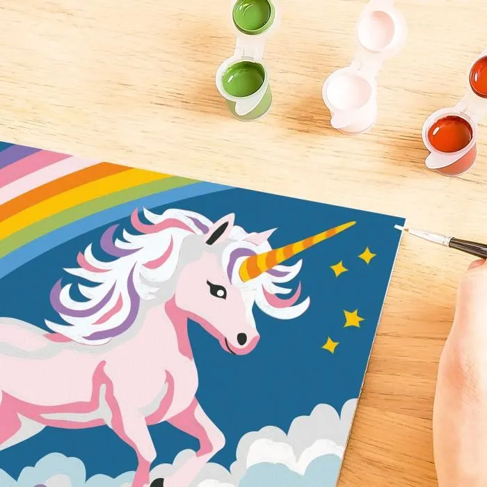 Ravensburger Kit Pintura por Números CreArt Kids Unicornio Neón 18 x 24 cm, 25904, a partir de 7 años 5