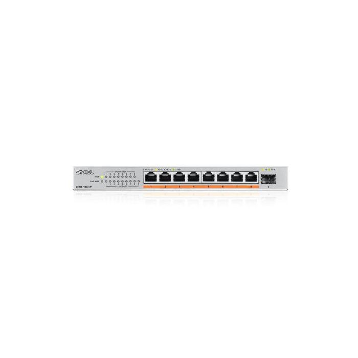 Zyxel XMG-108HP-EU0101F Switch No Administrado 8 Puertos 2.5G Ethernet PoE 100W 1