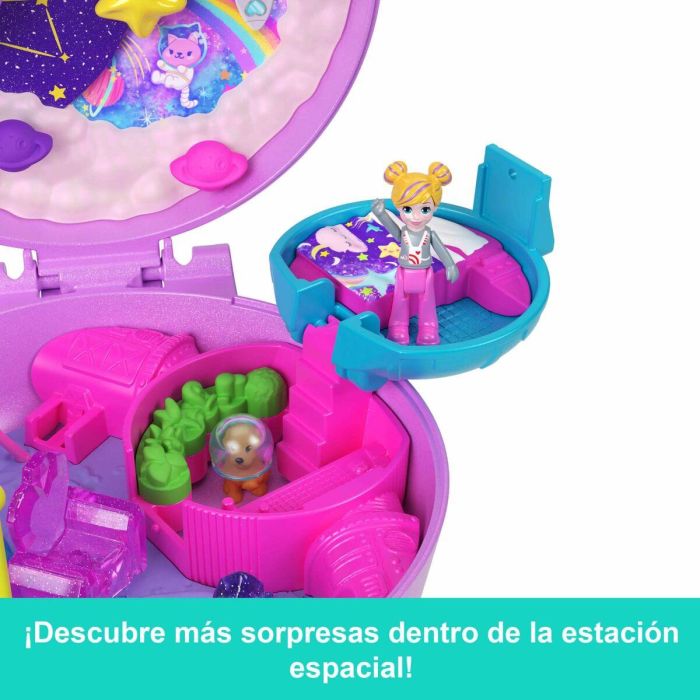 Polly Pocket JCB18 Juego de Exploración Espacial Juguete de Viaje 2