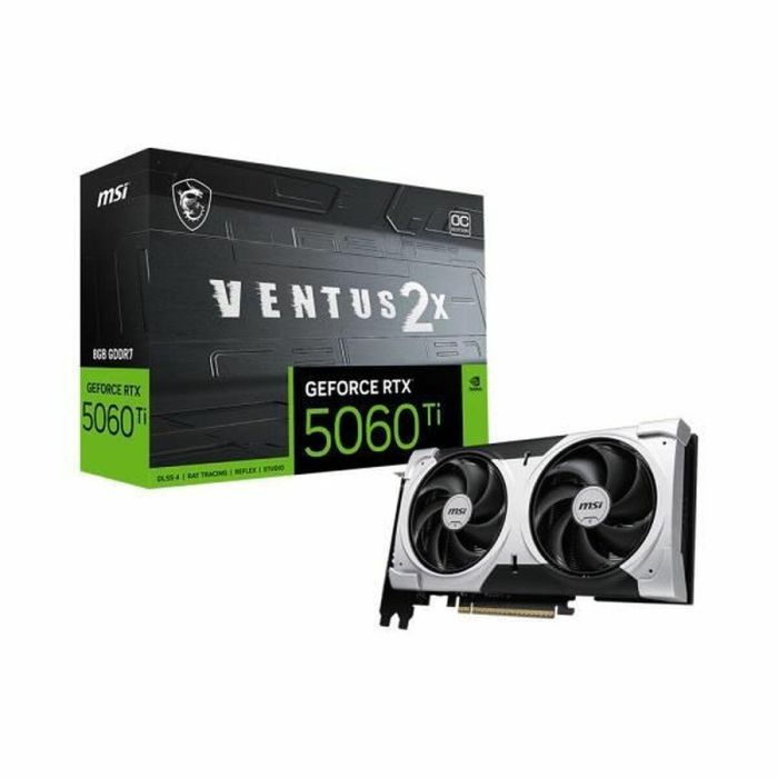 MSI MSI1748581242092 Tarjeta Gráfica GeForce RTX 5060 Ti VENTUS 2X PLUS 8GB GDDR7 PCIe 5.0 0 MSI MSI1748581242092 Tarjeta Gráfica GeForce RTX 5060 Ti VENTUS 2X PLUS 8GB GDDR7 PCIe 5.0 0
