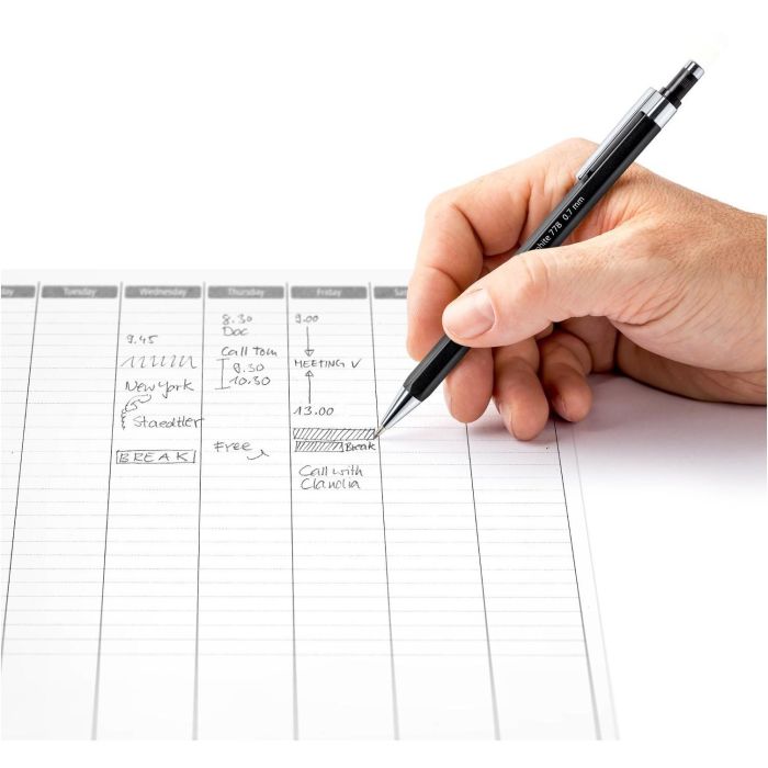 STAEDTLER Druckbleistift graphite 0.7 schwarz 2