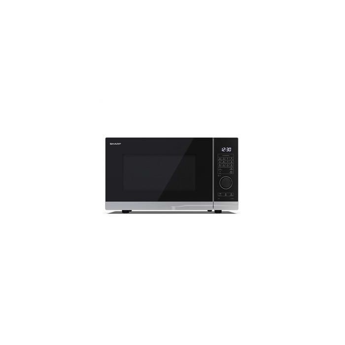 Sharp YC-PG234AE-S Microondas Digital + Grill 900W, 23 Litros, Panel de Control Fácil de Usar, 10 Niveles de Potencia Sharp YC-PG234AE-S Microondas Digital + Grill 900W, 23 Litros, Panel de Control Fácil de Usar, 10 Niveles de Potencia