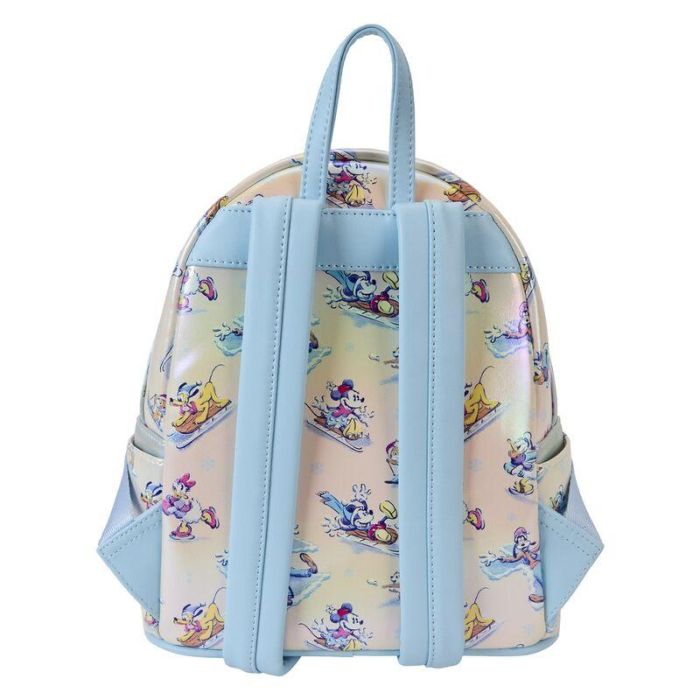 Set Mochila + Diadema orejas Winter Wonderland Mickey and Friends Disney Loungefly 26cm 4