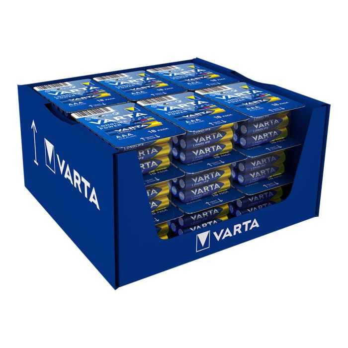 Pila alkalina longlife power aaa - lr03 caja 18 unidades ø10,5x44,5mm 1 Pila alkalina longlife power aaa - lr03 caja 18 unidades ø10,5x44,5mm 1