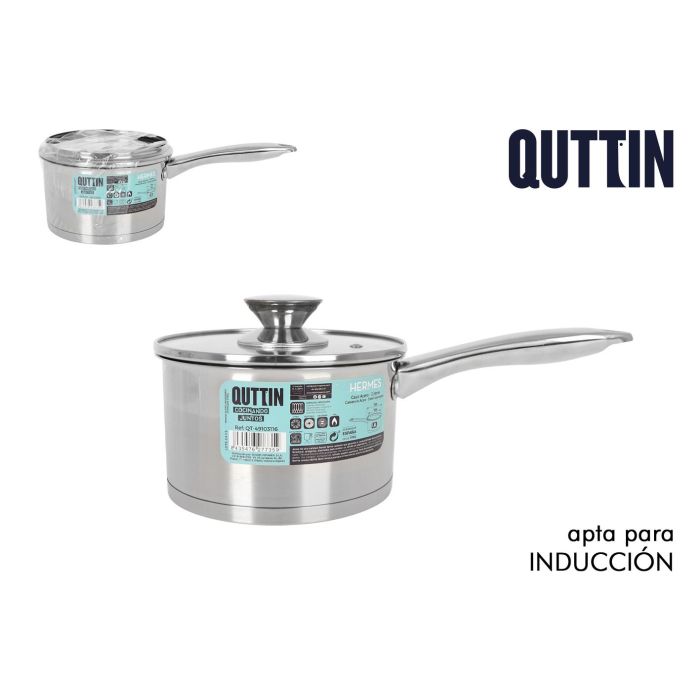 Cazo Hermes 16 cm 1.8L acero inoxidable Inde (8 Unidades) Cazo Hermes 16 cm 1.8L acero inoxidable Inde (8 Unidades)