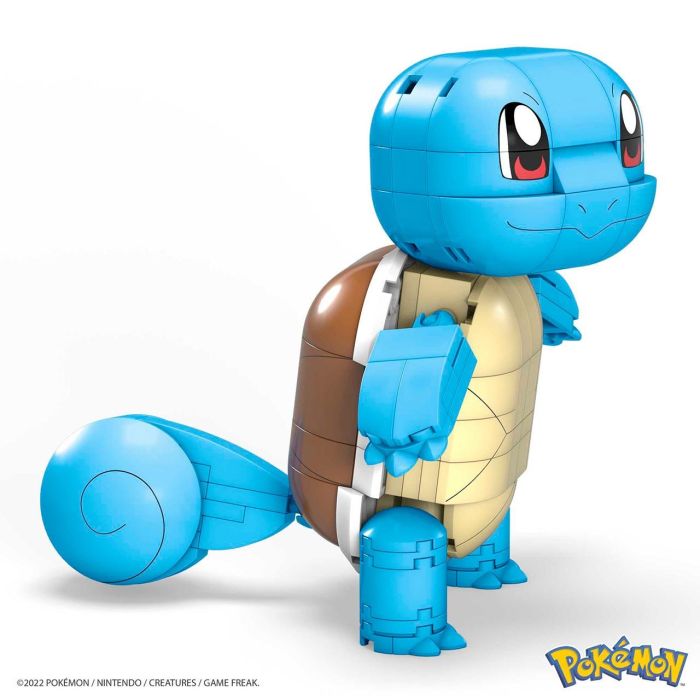 Mega Bloks Gyh00 Pokémon Squirtle Figura Construible Articulada +10cm Efectos Agua 199 Pzs Dive Ball +7 Años 4