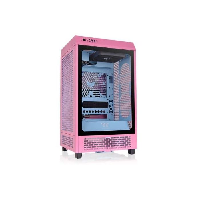 Thermaltake The Tower 200 Mini Tower PC Bubble Pink 2 Thermaltake The Tower 200 Mini Tower PC Bubble Pink 2