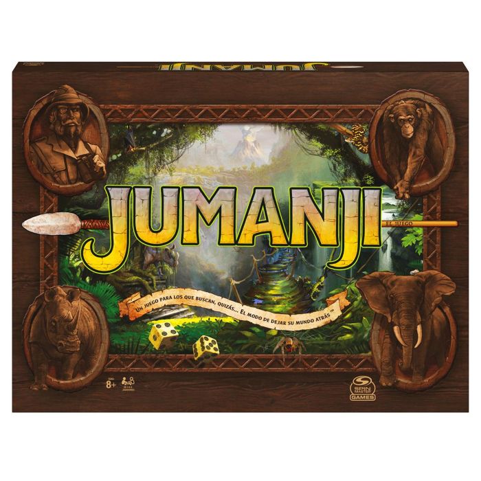 Spin Master 6065098 Juego de Mesa de Aventura Jumanji Edición Española Familiar para Resolver Acertijos y Desafíos, Edad +8 años 0 Spin Master 6065098 Juego de Mesa de Aventura Jumanji Edición Española Familiar para Resolver Acertijos y Desafíos, Edad +8 años 0