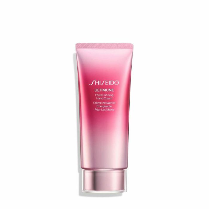 Shiseido ULTIMUNE Power Infusing Hand Cream - Crema de Manos Anti-edad, Hidratación Profunda, Rejuvenecedora para Piel Seca 75 ml
