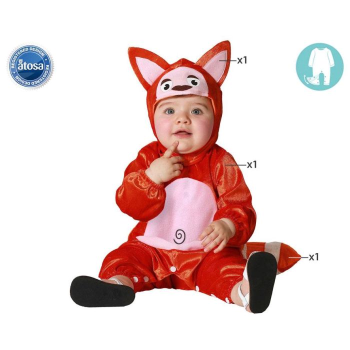 Disfraz Panda Rojo Bebé 12-24 Meses Disfraz Panda Rojo Bebé 12-24 Meses