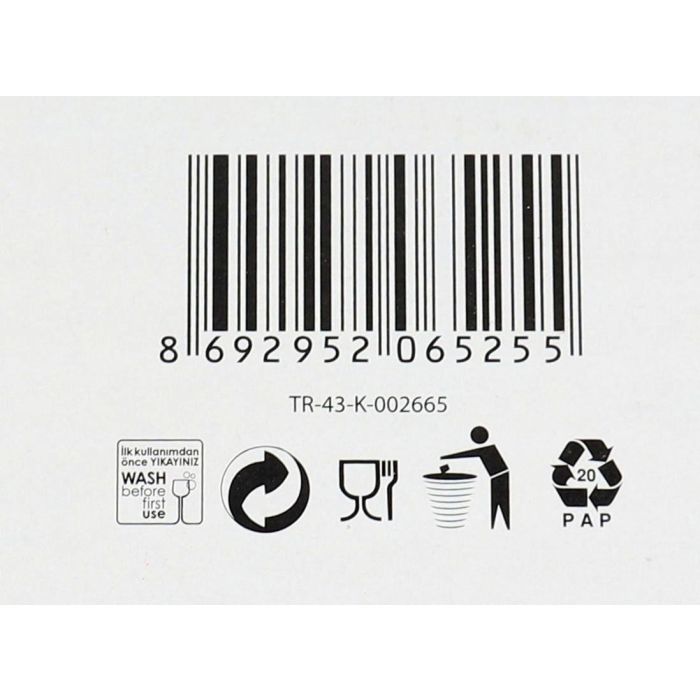 Lav Set de 6 Vasos para Whisky Lal, 345 cc (8 Cajas) 9