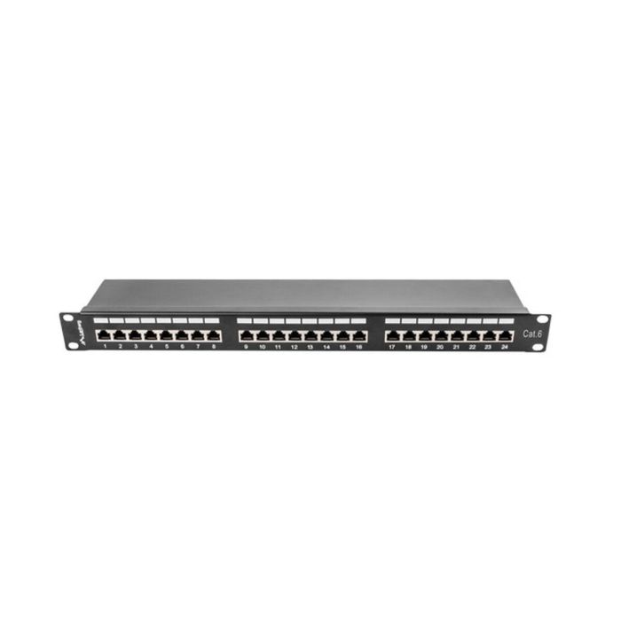 Lanberg PPS6-1024-B Patch Panel 24 Puertos RJ-45 Cat6 1U Negro Metal 7 Lanberg PPS6-1024-B Patch Panel 24 Puertos RJ-45 Cat6 1U Negro Metal 7