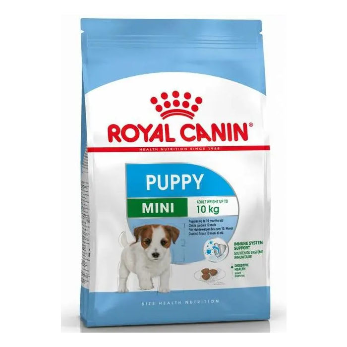 Royal Canin Pienso para Cachorros Mini Raza Pequeña (2-10 meses) Crecimiento y Digestión 800 gr