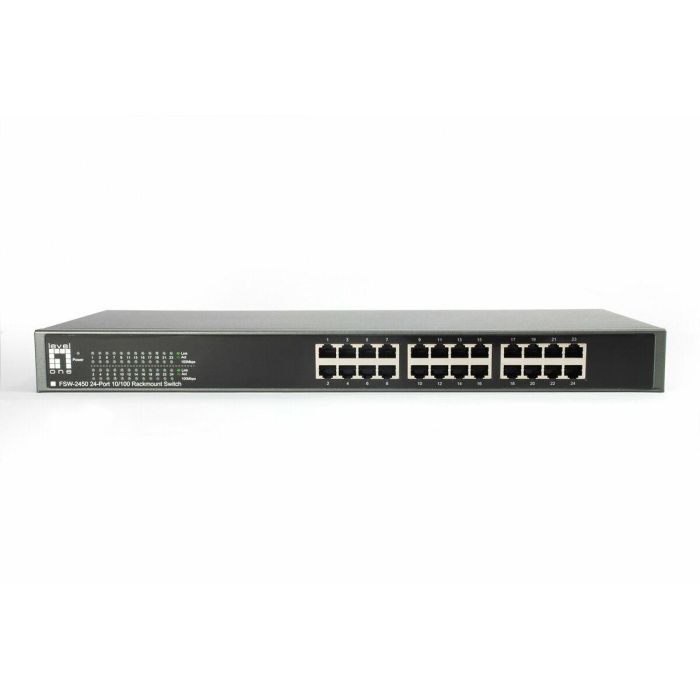 LevelOne FSW-2450 Switch de Red 24 Puertos Fast Ethernet 2