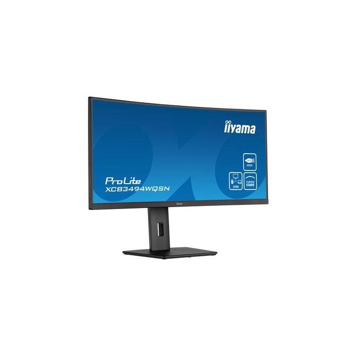 iiyama XCB3494WQSN Monitor Curvo 34" UWQHD (3440x1440) VA 0.4ms 120Hz, HDMI DisplayPort USB-C, Altura Ajustable, Negro 4 iiyama XCB3494WQSN Monitor Curvo 34" UWQHD (3440x1440) VA 0.4ms 120Hz, HDMI DisplayPort USB-C, Altura Ajustable, Negro 4