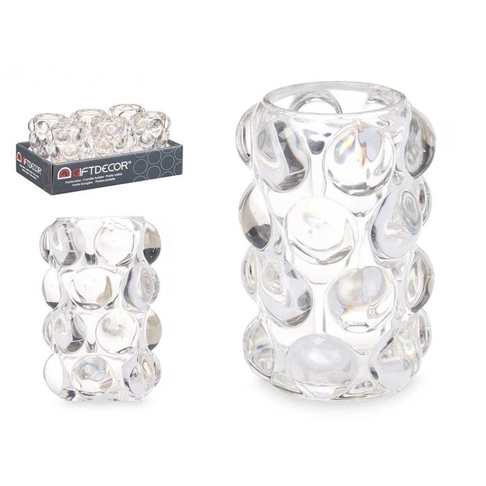 Portavela Bola Grande Transparente Giftdecor 8.4x12.5x8.4 cm Cristal (12 Unidades) Portavela Bola Grande Transparente Giftdecor 8.4x12.5x8.4 cm Cristal (12 Unidades)