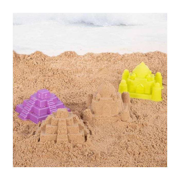 Cubo de playa castillo 15 cm con pala 39 cm y 4 accesorios en red 5