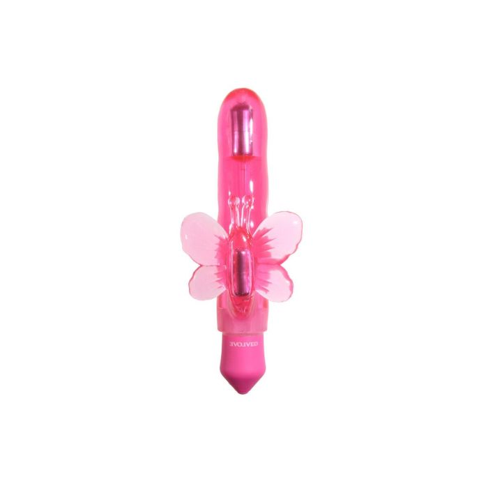 Vibrador Punto G Evolved Slenders Flutter Rosa Mariposa 0 Vibrador Punto G Evolved Slenders Flutter Rosa Mariposa 0