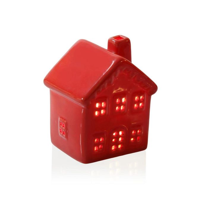 Figura Decorativa Versa Rojo Casa 5,8 X 8 X 6,7 CM Figura Decorativa 1 Figura Decorativa Versa Rojo Casa 5,8 X 8 X 6,7 CM Figura Decorativa 1