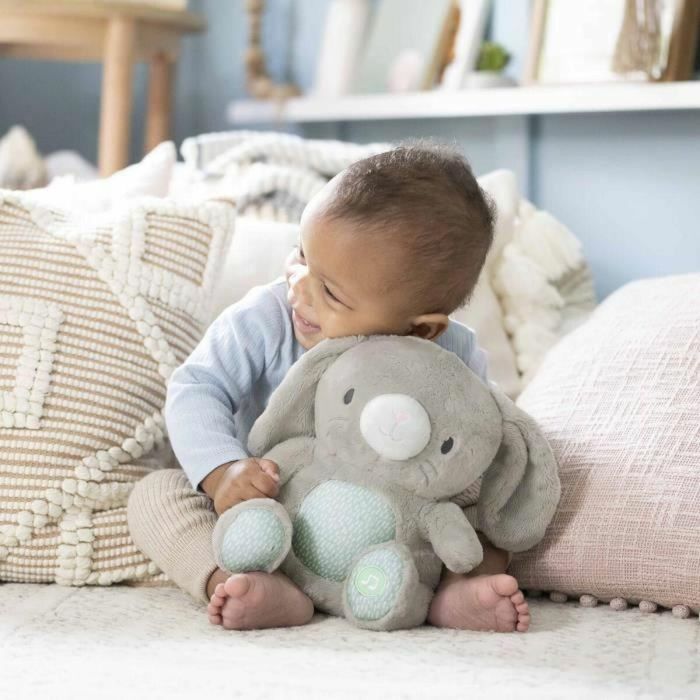 Ingenuity ING0074451129207 Conejito de peluche Sylvi, con melodías, vibraciones relajantes y luz para bebé 4