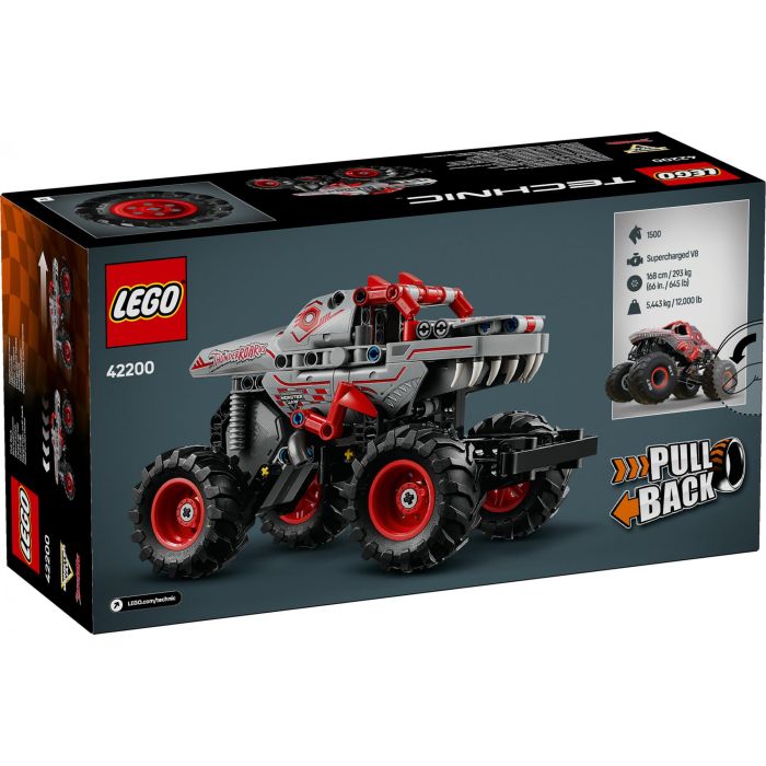 Lego Technic Monster Jam Thunderroaru: Juego de Construcción de Camión con Motor de Carga Manual, Edad Recomendada +7 Años 12 Lego Technic Monster Jam Thunderroaru: Juego de Construcción de Camión con Motor de Carga Manual, Edad Recomendada +7 Años 12