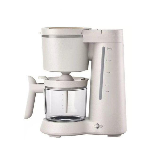 Cafetera de filtro - PHILIPS - HD5120/00 - 1,2 L - Blanco mate - Ecológica Cafetera de filtro - PHILIPS - HD5120/00 - 1,2 L - Blanco mate - Ecológica