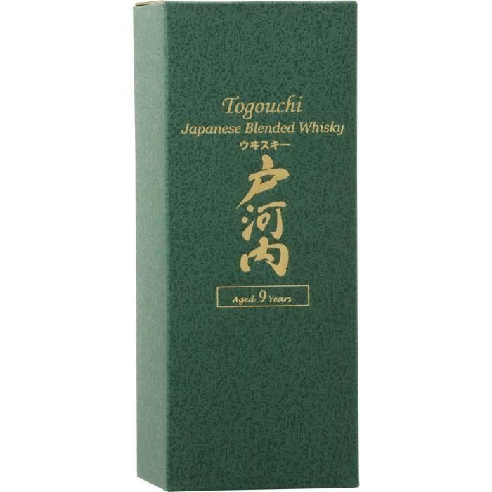 Togouchi 9 años - Whisky japonés - 40% vol - 70cl con estuche 2