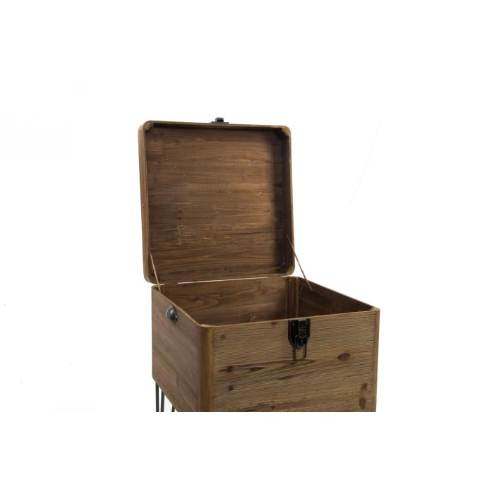 DKD Home Decor Mesita Auxiliar Soho Loft Madera Metal 51 x 74 x 49 cm 3 DKD Home Decor Mesita Auxiliar Soho Loft Madera Metal 51 x 74 x 49 cm 3