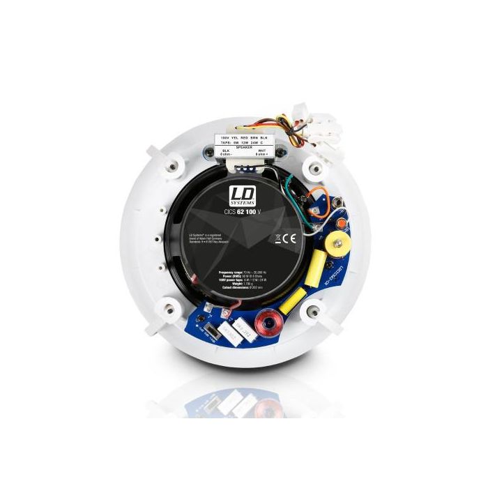 LD Systems Contractor CICS 62 100V De 2 vías Blanco Alámbrico 60 W 2