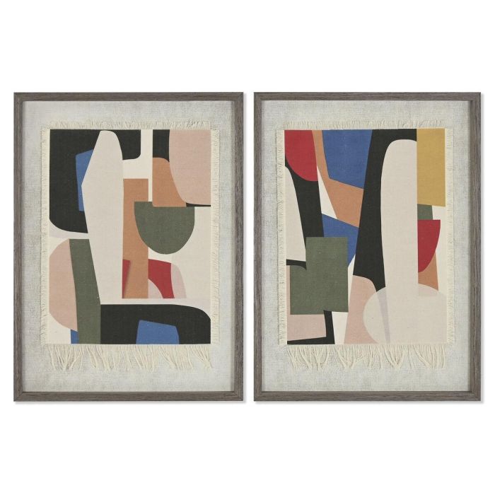 Cuadro Home ESPRIT Beige Abstracto Urbano 42,4 X 3 X 57 CM (2 Unidades) Cuadro Home ESPRIT Beige Abstracto Urbano 42,4 X 3 X 57 CM (2 Unidades)