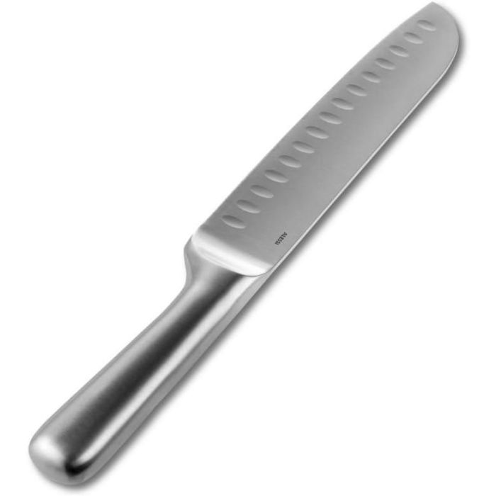 Alessi MAMI Cuchillo Santoku Grande Acero AISI 420 SG508 - Cuchillo de cocina profesional Alessi MAMI Cuchillo Santoku Grande Acero AISI 420 SG508 - Cuchillo de cocina profesional