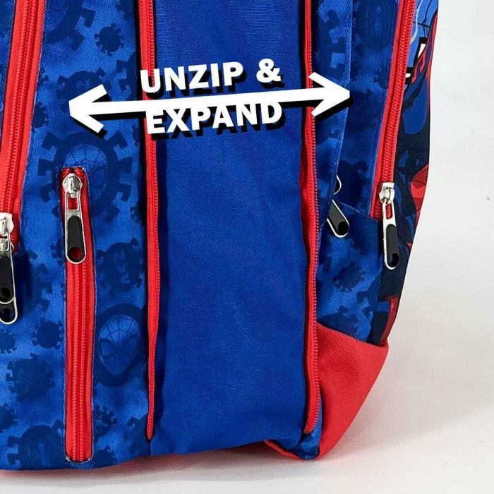 Cerdá Mochila escolar Spiderman, 41 cm, con dimensiones 31x14x41 cm, color rojo, para niños a partir de 3 años 4 Cerdá Mochila escolar Spiderman, 41 cm, con dimensiones 31x14x41 cm, color rojo, para niños a partir de 3 años 4