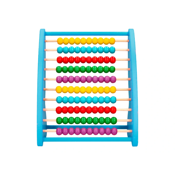 Liderpapel Ábaco de Madera con 100 Bolas de Colores para Aprender a Contar 273x112x230mm 1