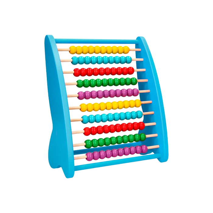 Liderpapel Ábaco de Madera con 100 Bolas de Colores para Aprender a Contar 273x112x230mm 4