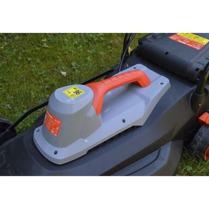 Elem Garden Technic Cortacésped Eléctrico 1800W, 40cm Ancho Corte, Recogedor 40L, Altura de Corte 25-75mm 3