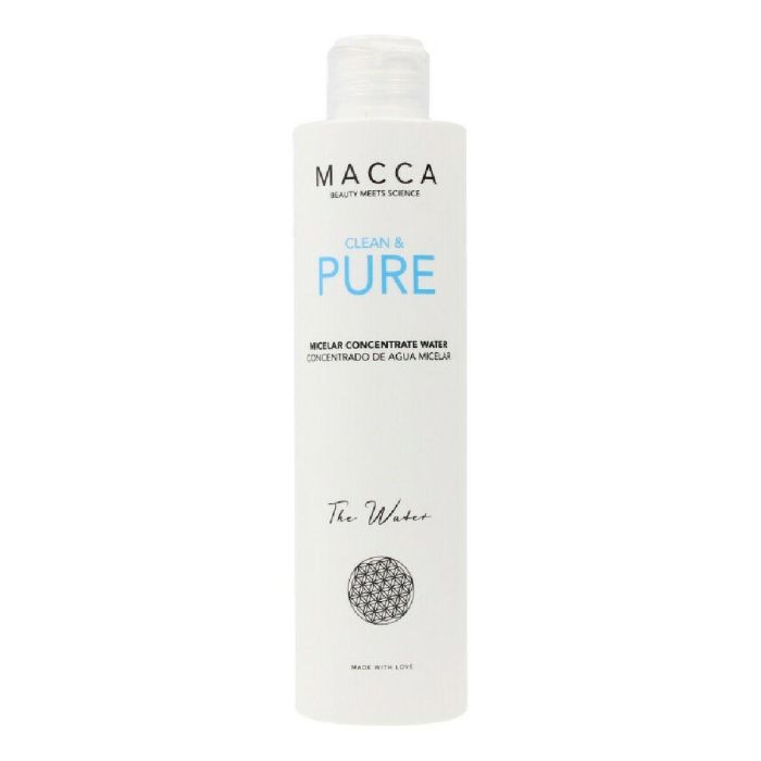 Macca CLEAN & PURE Agua Micelar Desmaquillante Limpiadora Tonificante Todo Tipo de Pieles con NMF y Macadamia 200 ml