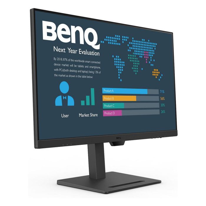 BenQ BL3290QT Monitor 31.5" QHD IPS, 2560x1440, 16:9, 5ms, USB-C 65W, HDMI, DisplayPort, Ajuste Altura, Negro