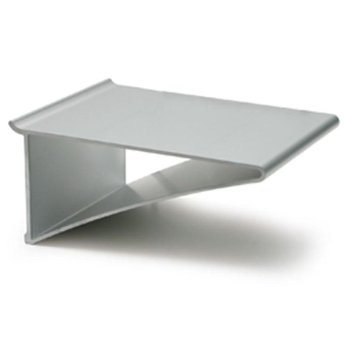 ZOBAL Estante Repisa de Aluminio Perfila Plata Mate 100mm de Largo