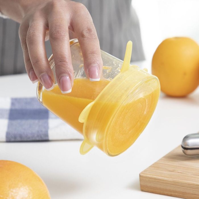 Set de 10 Tapas de Cocina Reutilizables y Ajustables Lilyd InnovaGoods 7