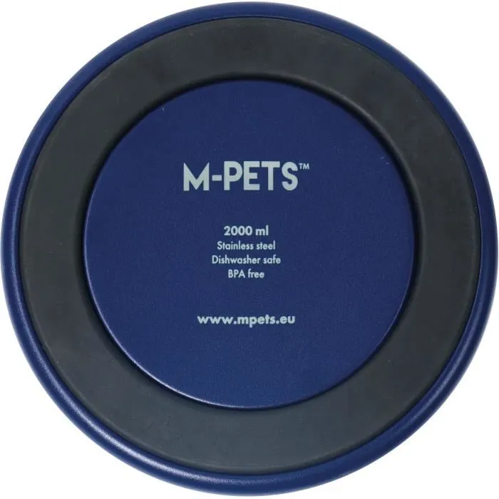 M Pets Cuenco Doble Pared 2 L MPE6953182743491 Azul Acero Inoxidable Antideslizante Inodoro Lavable 2 M Pets Cuenco Doble Pared 2 L MPE6953182743491 Azul Acero Inoxidable Antideslizante Inodoro Lavable 2