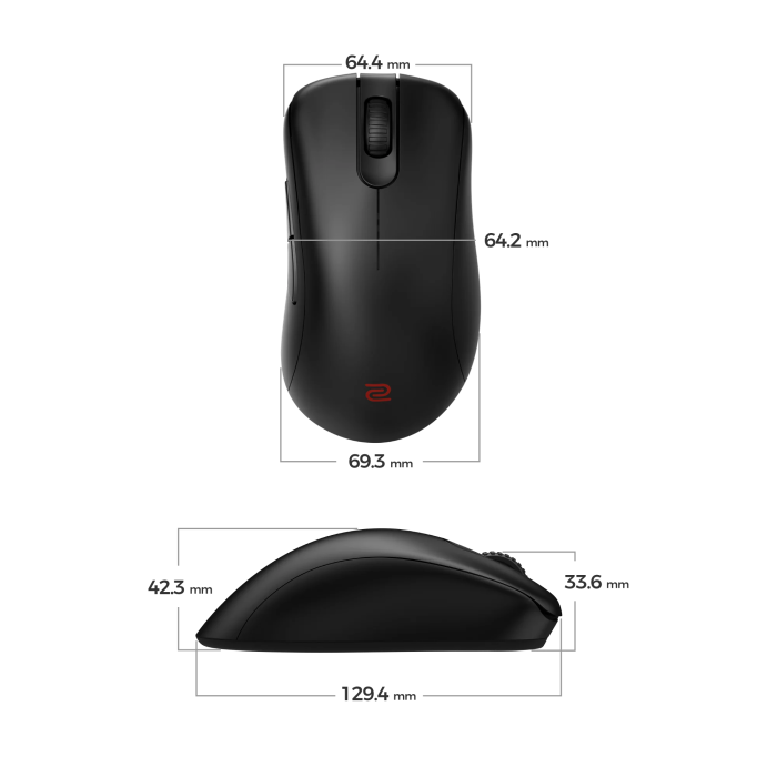 Zowie EC1-DW Ratón Juego Mano Derecha USB Tipo A Óptico 3200 DPI - 9H.N4TBE.A2E 5 Zowie EC1-DW Ratón Juego Mano Derecha USB Tipo A Óptico 3200 DPI - 9H.N4TBE.A2E 5