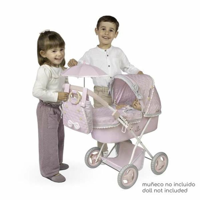 Decuevas Coche de Muñeca Plegable con Sombrilla y Bolso Sophie para Muñecas hasta 48 cm | 38x65x60 cm | Edad 3+ Años 8 Decuevas Coche de Muñeca Plegable con Sombrilla y Bolso Sophie para Muñecas hasta 48 cm | 38x65x60 cm | Edad 3+ Años 8