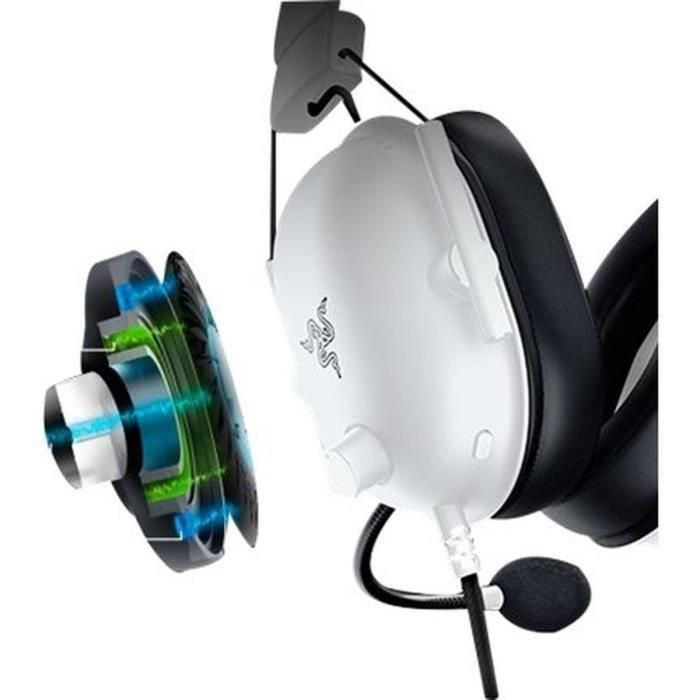 Razer BlackShark V2 X Auriculares Alámbricos para Juego, Blanco, RZ04-03240700-R3M1, Virtual 7.1 Surround Sound 5 Razer BlackShark V2 X Auriculares Alámbricos para Juego, Blanco, RZ04-03240700-R3M1, Virtual 7.1 Surround Sound 5