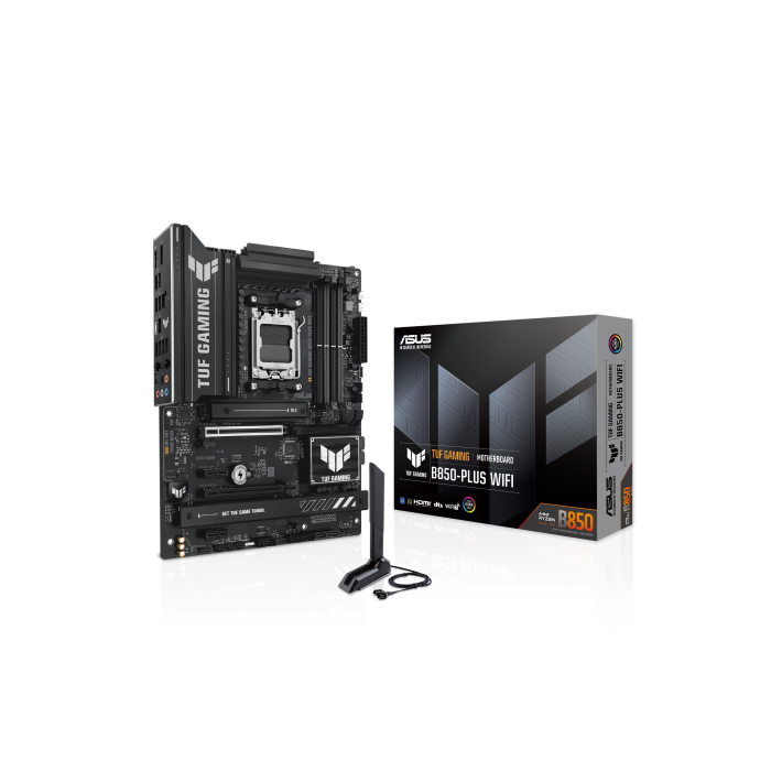 ASUS TUF GAMING B850-PLUS WiFi AMD B850 Zócalo AM5 ATX 13 ASUS TUF GAMING B850-PLUS WiFi AMD B850 Zócalo AM5 ATX 13