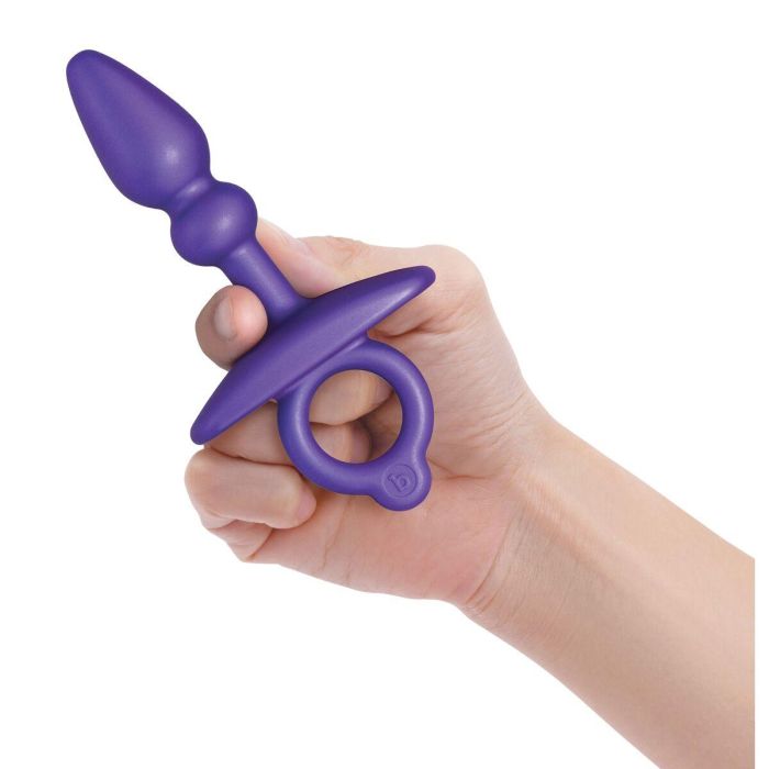 Plug Anal B-Vibe Morado (7,6 cm) 9 Plug Anal B-Vibe Morado (7,6 cm) 9