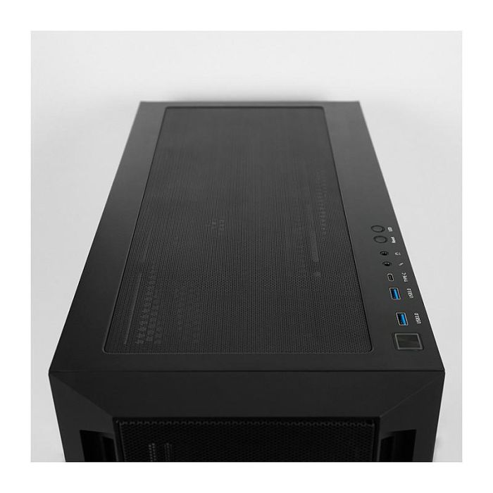 Chieftec GA-01B-M-OP Caja Gaming Midi Tower ATX Negra para PC de Juego con Panel de Vidrio Templado