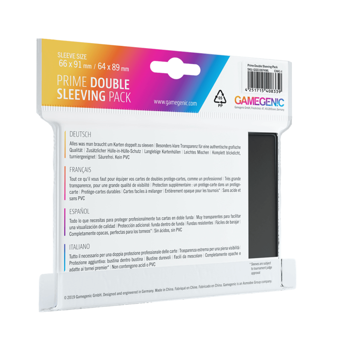 Prime Double Sleeving Pack (80) 1 Prime Double Sleeving Pack (80) 1