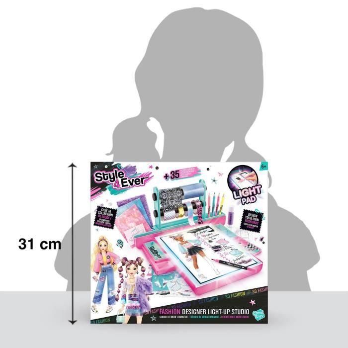 Canal Toys Estudio Diseño de Moda Fashion Designer con Luz, Crea Pulseras y Abalorios, 34x31x8cm 2 Canal Toys Estudio Diseño de Moda Fashion Designer con Luz, Crea Pulseras y Abalorios, 34x31x8cm 2