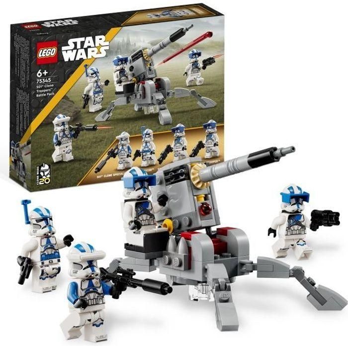 Juego de construccion pack de combate soldados clon de la 501 lego star wars Juego de construccion pack de combate soldados clon de la 501 lego star wars